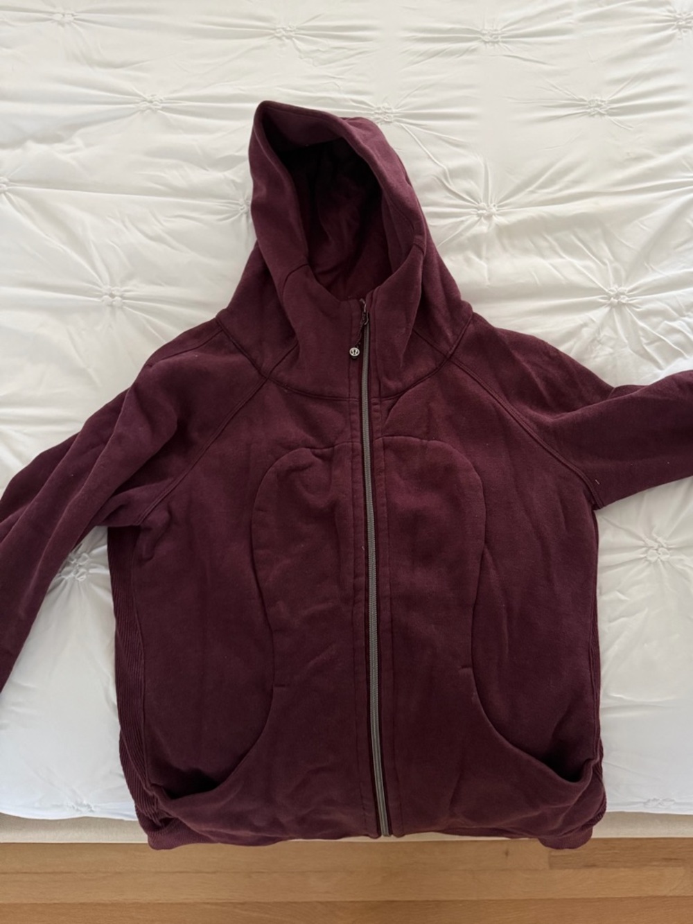 lululemon athletica Burgundy Zip-Up Hoodie
